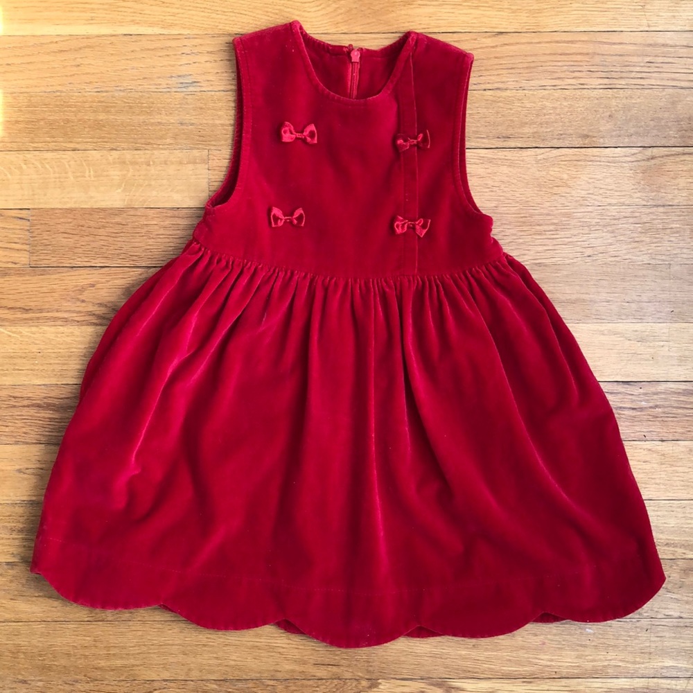 ❤️ red velvet dress